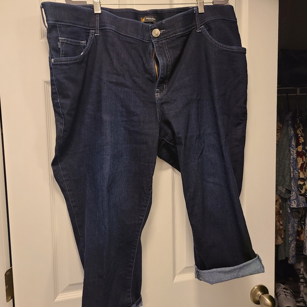 Lee Capris Regular Fit Mid Rise Size 24W